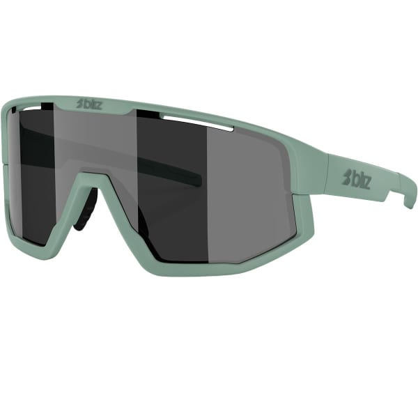 Lunette vélo BLIZ FUSION MATT GREEN/SMOKE W SILVER MIRROR