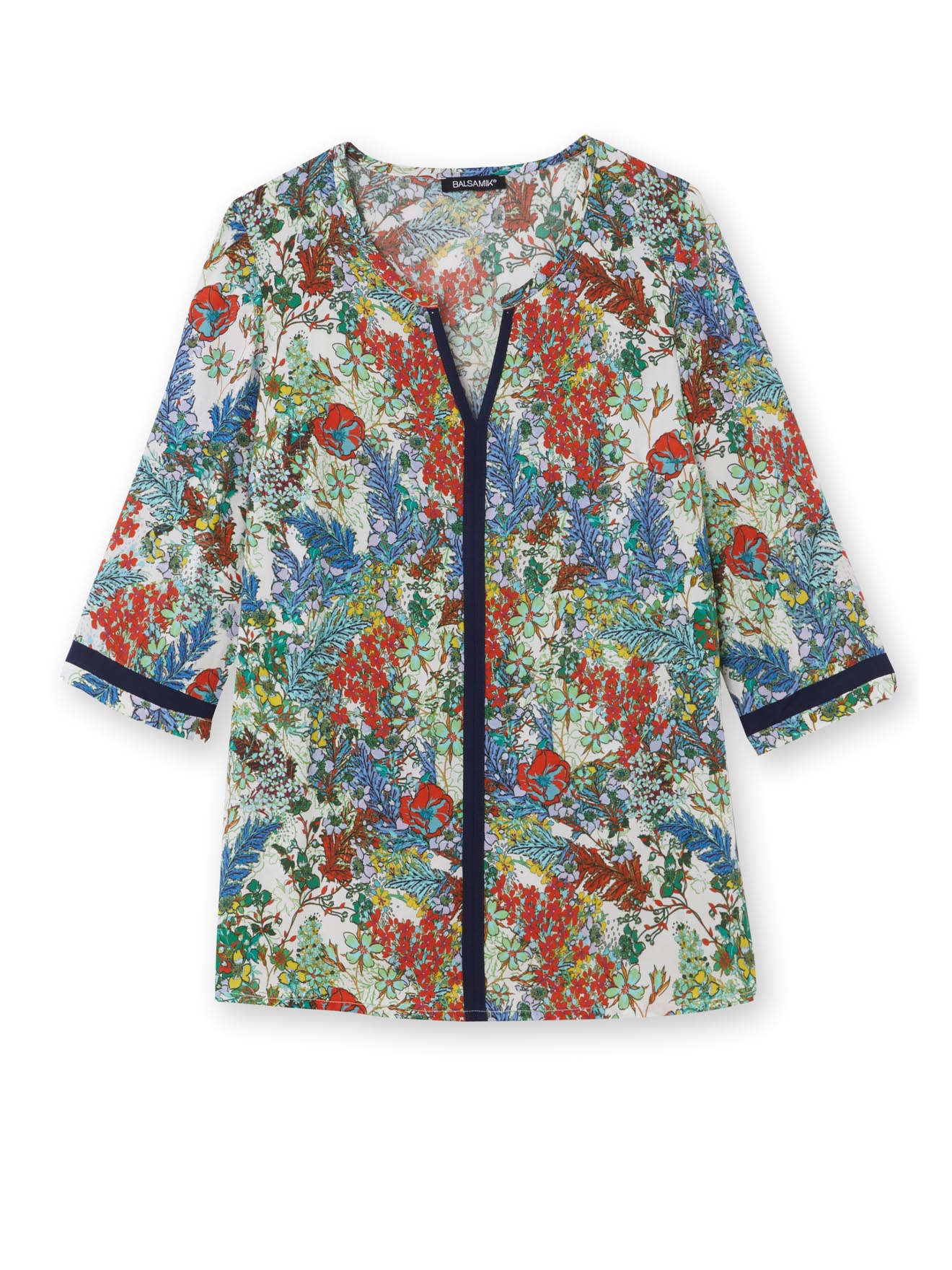 Blouse tunique poitrine généreuse