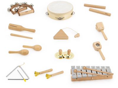 VIGA Aktivitetspanel med Slagverkinstrumenter