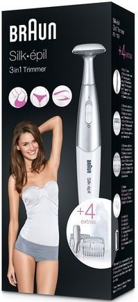 Braun FG1100 White Met 4 Extra's - Bikinitrimmer