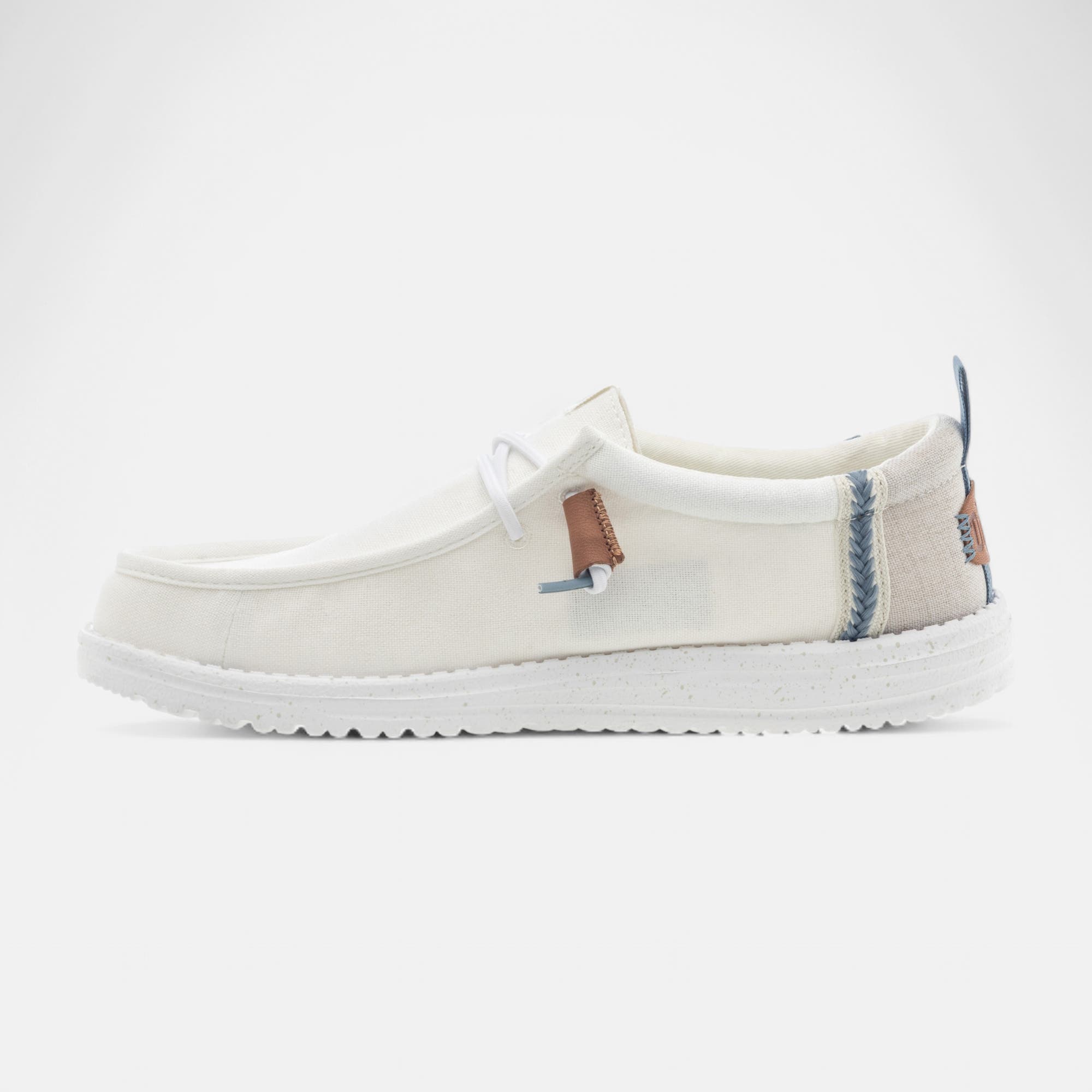 Baskets en toile Homme blanc