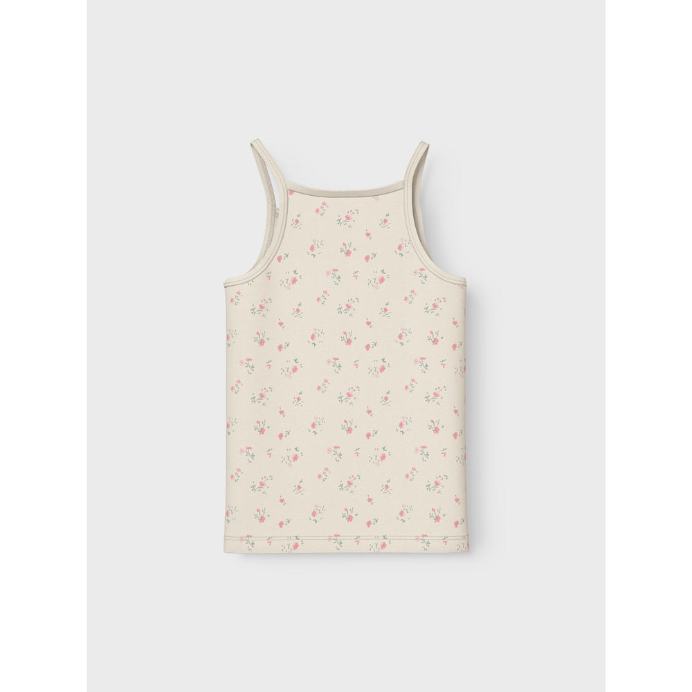 Køb Name It Turtledove Nkfstrap Top 2P Flower Noos
