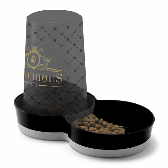 Distributeur de croquettes ou d'eau ''Luxurious'' pour chat