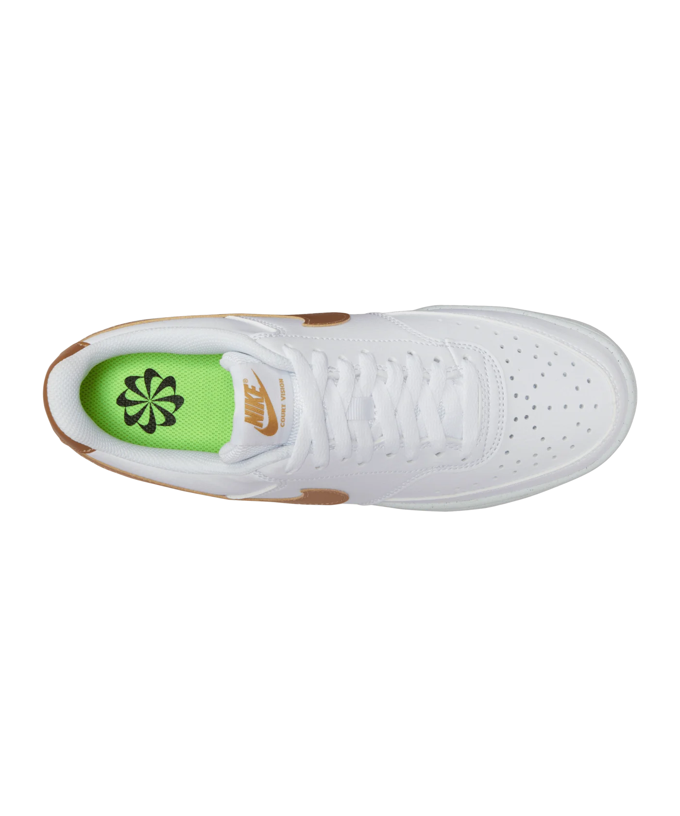 Nike Court Vision Low BE Damen Weiss Gold F105