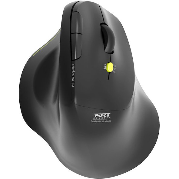 Port Designs 910200 souris Bureau Droitier RF sans fil + Bluetooth Optique 1600 DPI