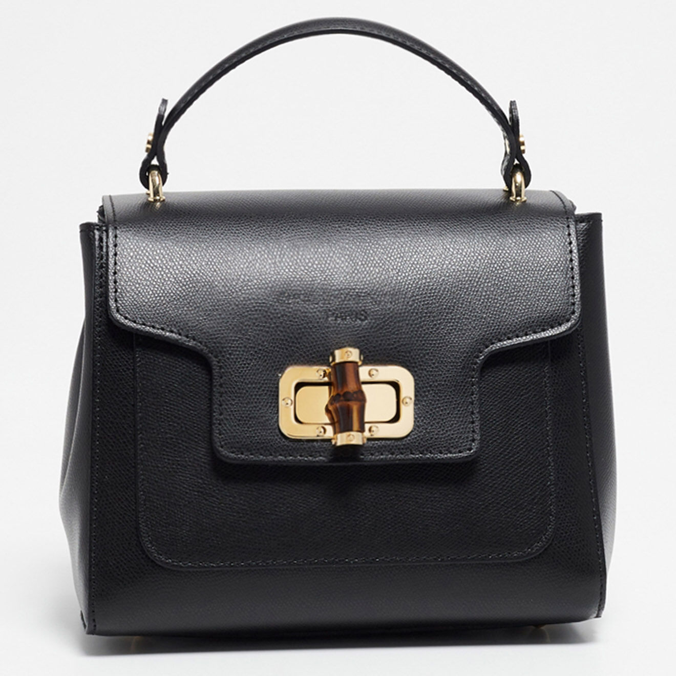 Christian Laurier Sac à main en Cuir Tia noir - 28x22x11 cm