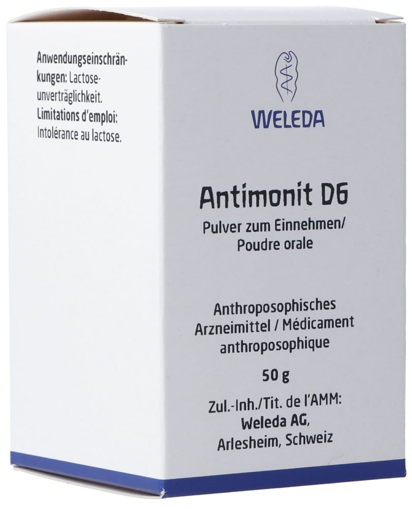 Weleda Antimonit Trit 6 D Glas 50 g