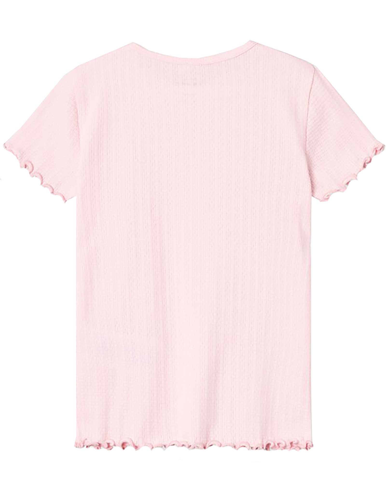 T-Shirt NKFVIBSE CRINCLE in parfait pink
