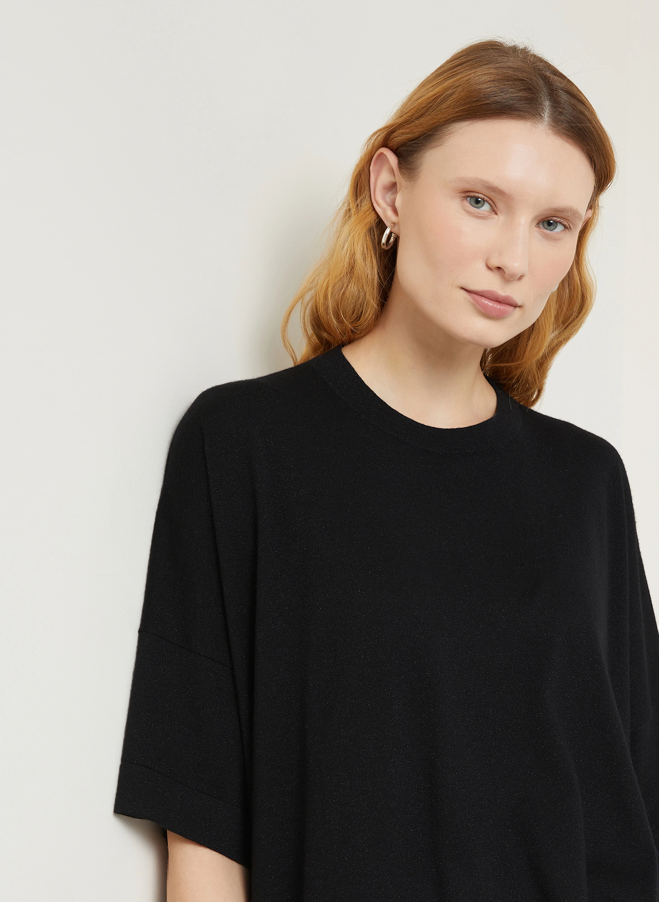 BRUNELLO CUCINELLI Strickshirt mit Cashmere und Glitzergarn