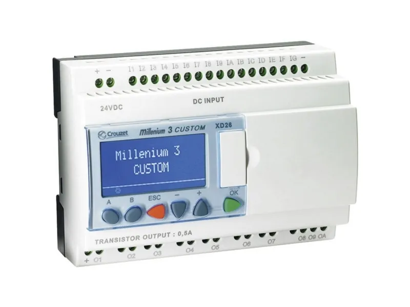 Crouzet 88974162 Millenium 3 Smart XD26 S PLC-styringsmodul 24 V/DC