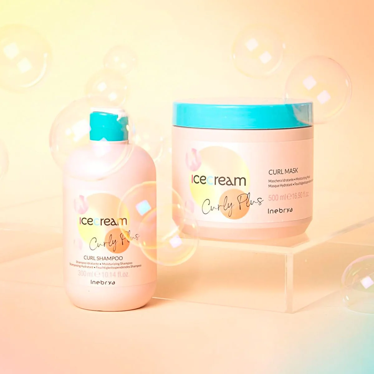 Shampoing Cheveux Bouclés Icecream Curly Plus 300ml / 1000ml