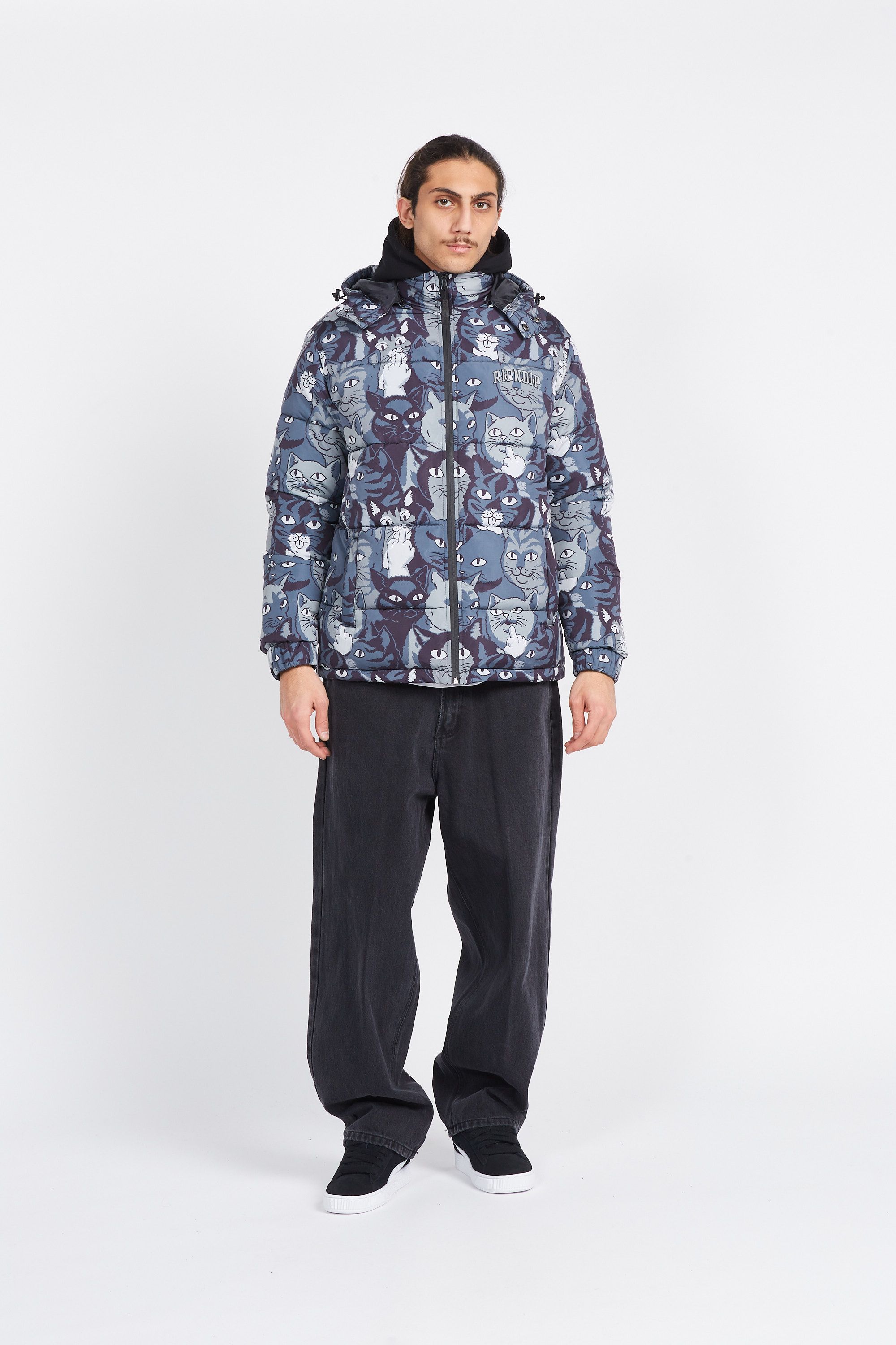 RIPNDIP Doudoune FAMILY TREE Noir