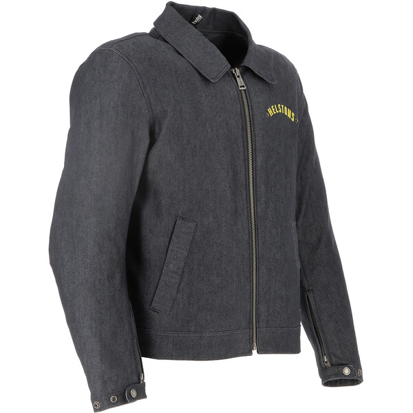 Helstons - Blouson Garage Bleu / Jaune