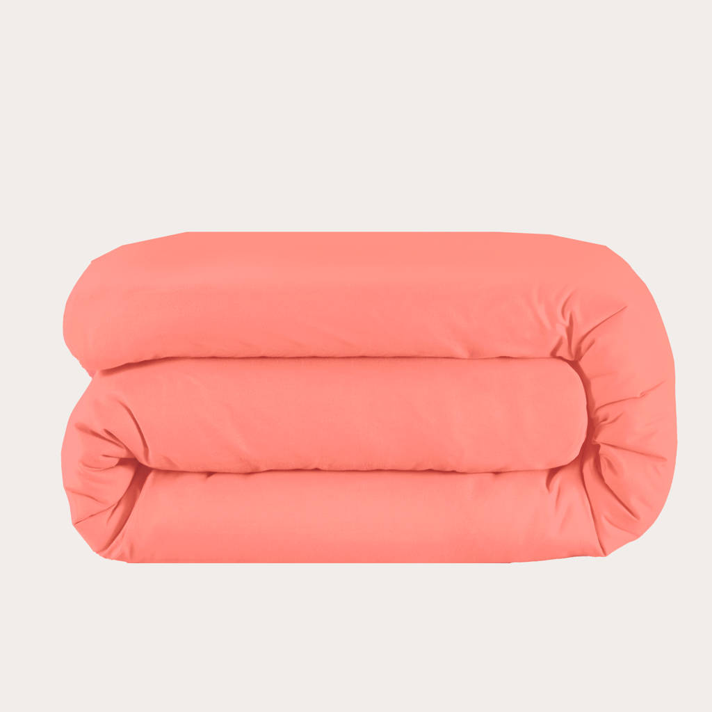 katoenen dekbedovertrek ledikant roze (100x135 cm)
