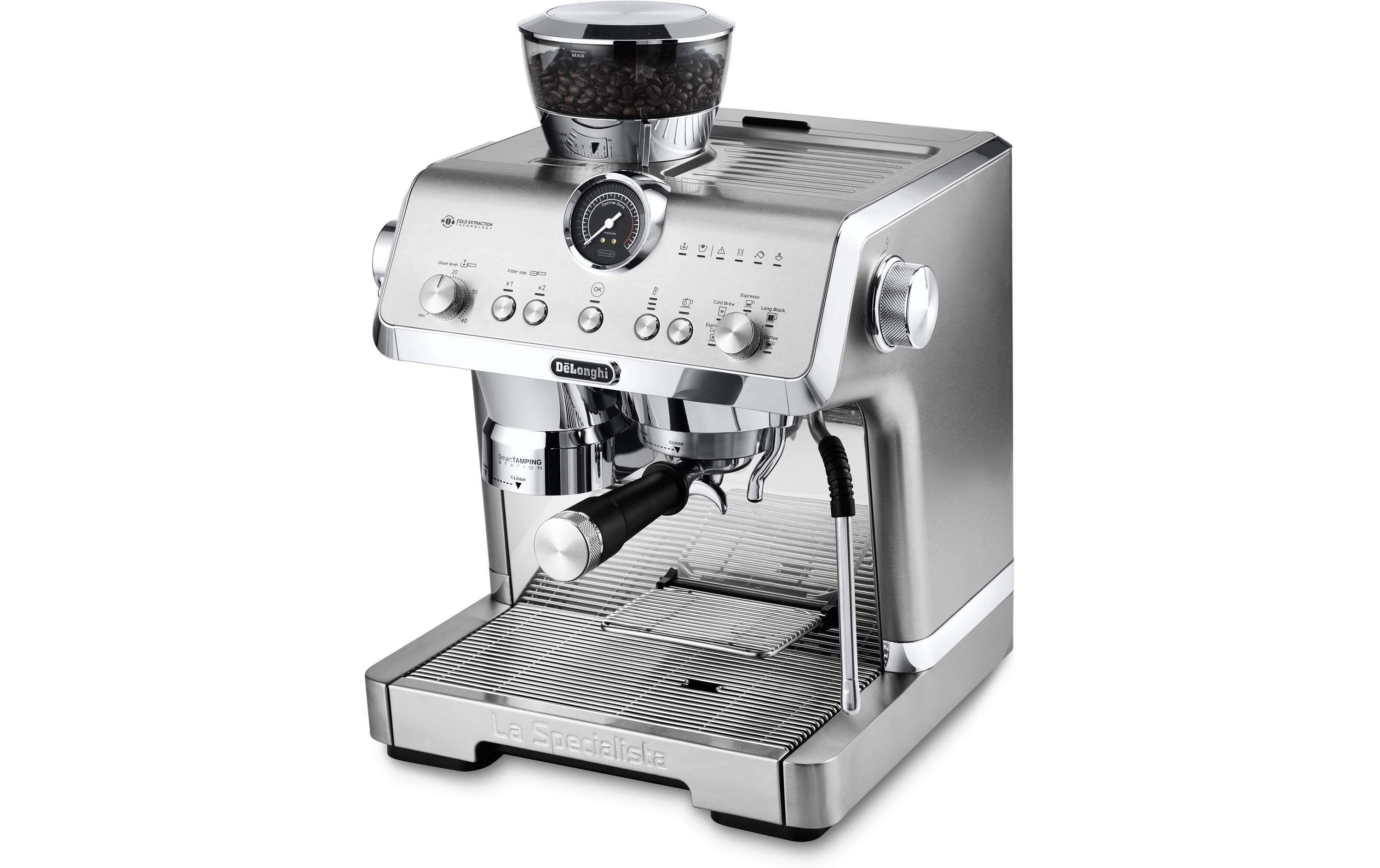Siebträgermaschine La Specialista Opera Silber<br>Elegante Kaffeemaschine mit Siebträger
