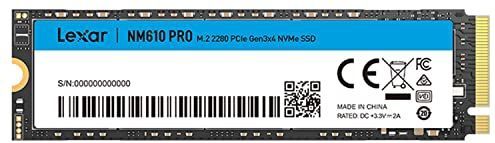 Lexar - NM610PRO - Interne SSD - 500 GB - PCIe Gen3x4 NVMe 1.4