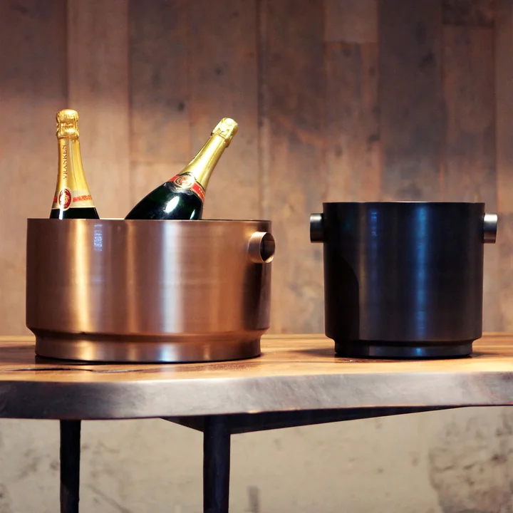 XLBoom - Rondo Party Bucket Flaschenkühler, Stahl schwarz