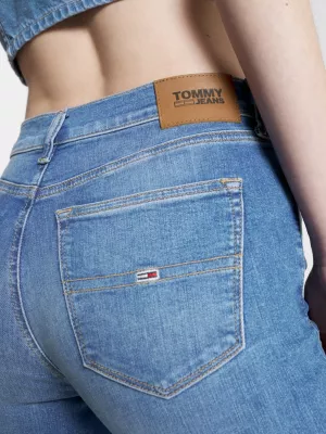 Calça jeans skinny Nora de cintura média