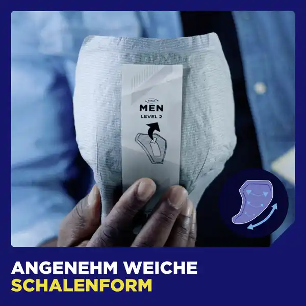 Men Active Fit Absorbierende Protektoren Einlagen Level 2 Monatspaket