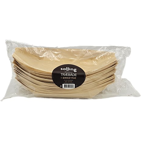 Salling træbåde 22 cm 20-pak