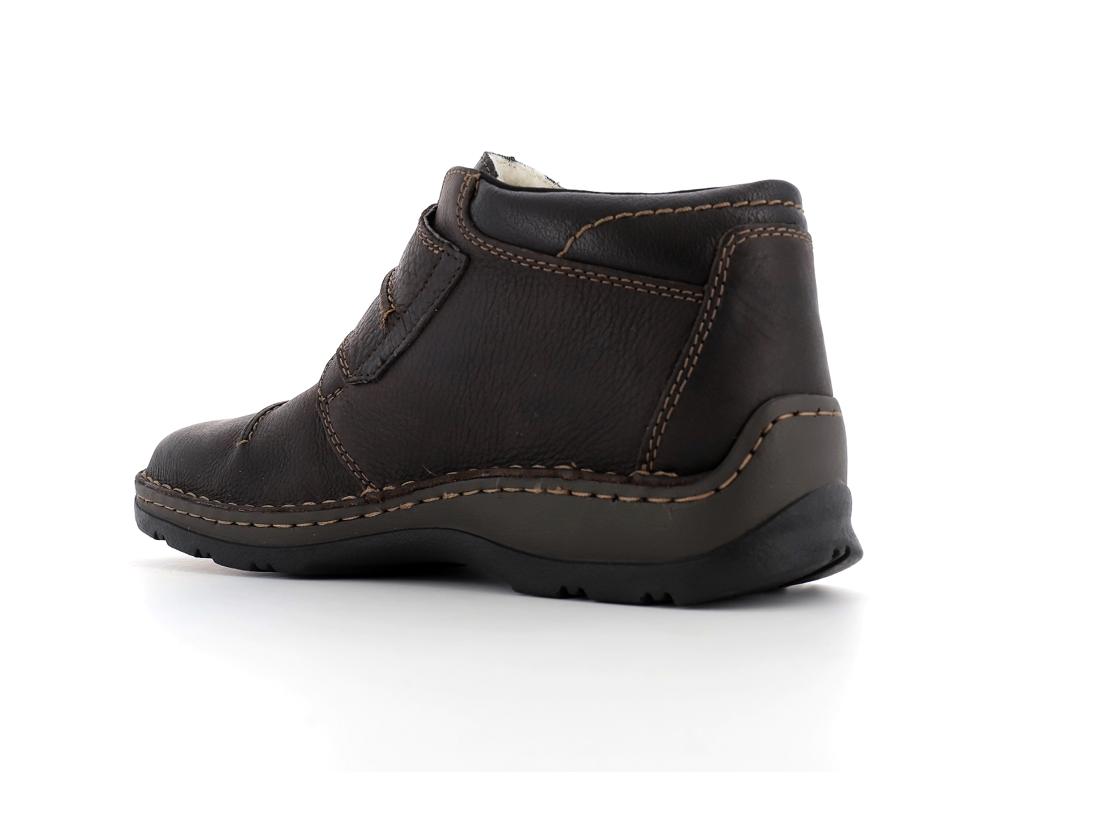 Rieker-05367 Cuir Marron Foncé