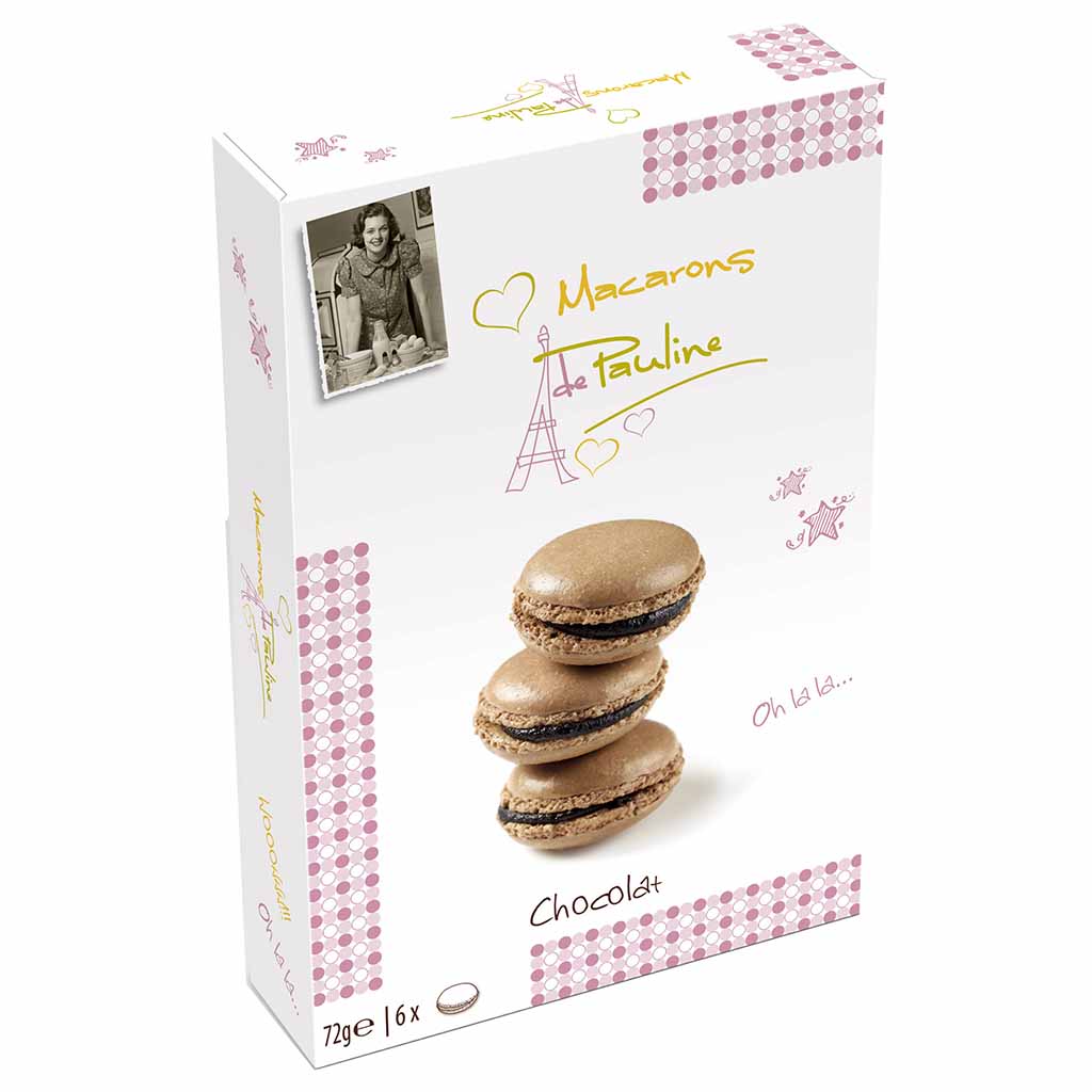 Macarons de Pauline Chocolat 72g MHD:20.8.25