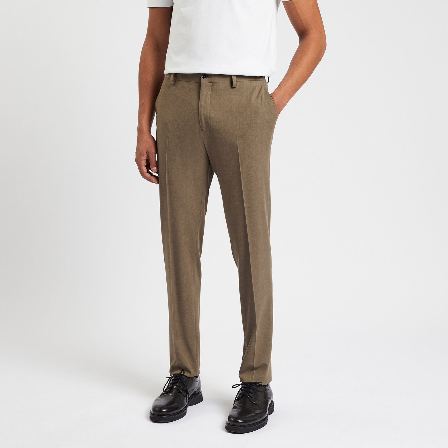 Pantalon de costume extra slim Beige