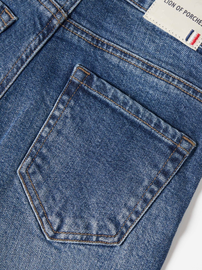 Calças denim regular fit