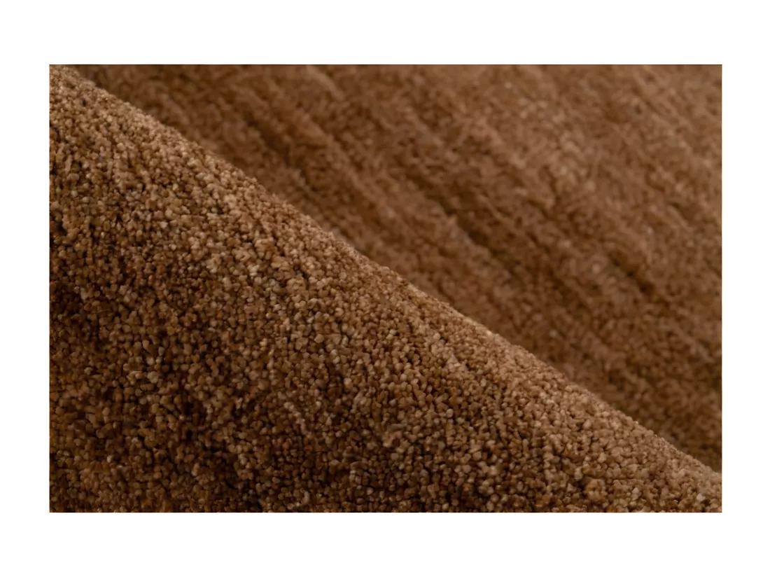 Tapis 170x120cm, design C007Y coloris camel - Confort et élégance pour votre intérieur