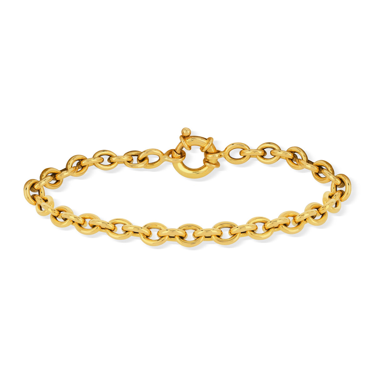 Bracelet or jaune 750 18,5 cm