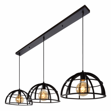 Lucide hanglamp Dikra zwart Ø40 cm