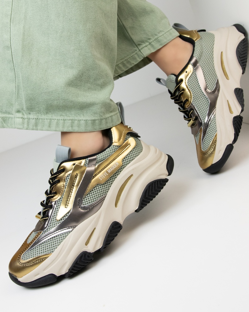 Steve Madden Possession-E Dad Sneakers  - goud