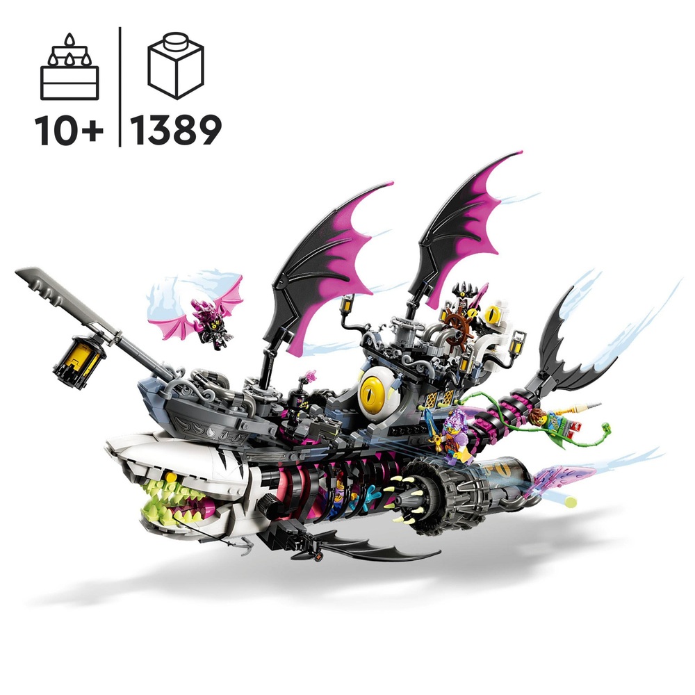 LEGO DREAMZzz 71469 Albtraum-Hai-Schiff-Bauset