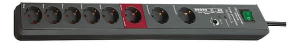 Brennenstuhl Secure-Tec 19.500A, 8xCEE 7/4, kjæledyrbeskyttelse, Master/slave, svart