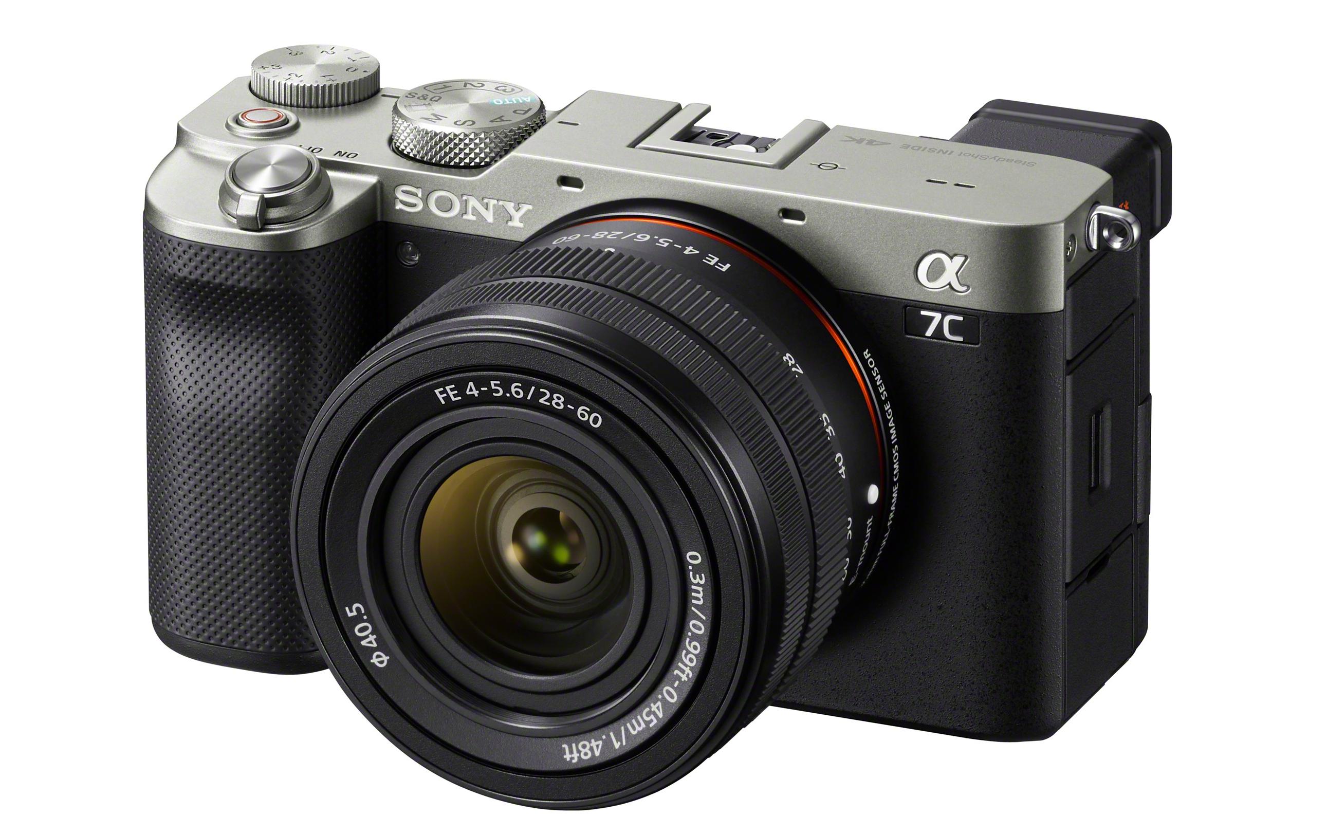 Fotokamera Alpha 7C Kit 28-60 Silber<br>Vollformatobjektiv in kompakter Grösse und zusätzlichem Objektiv