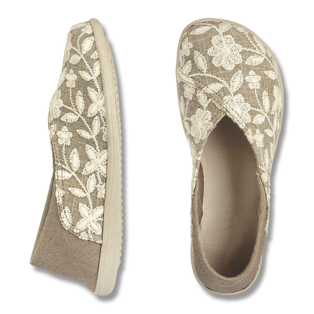 DAMEN - Schlüpfschuh LOTTA taupe
