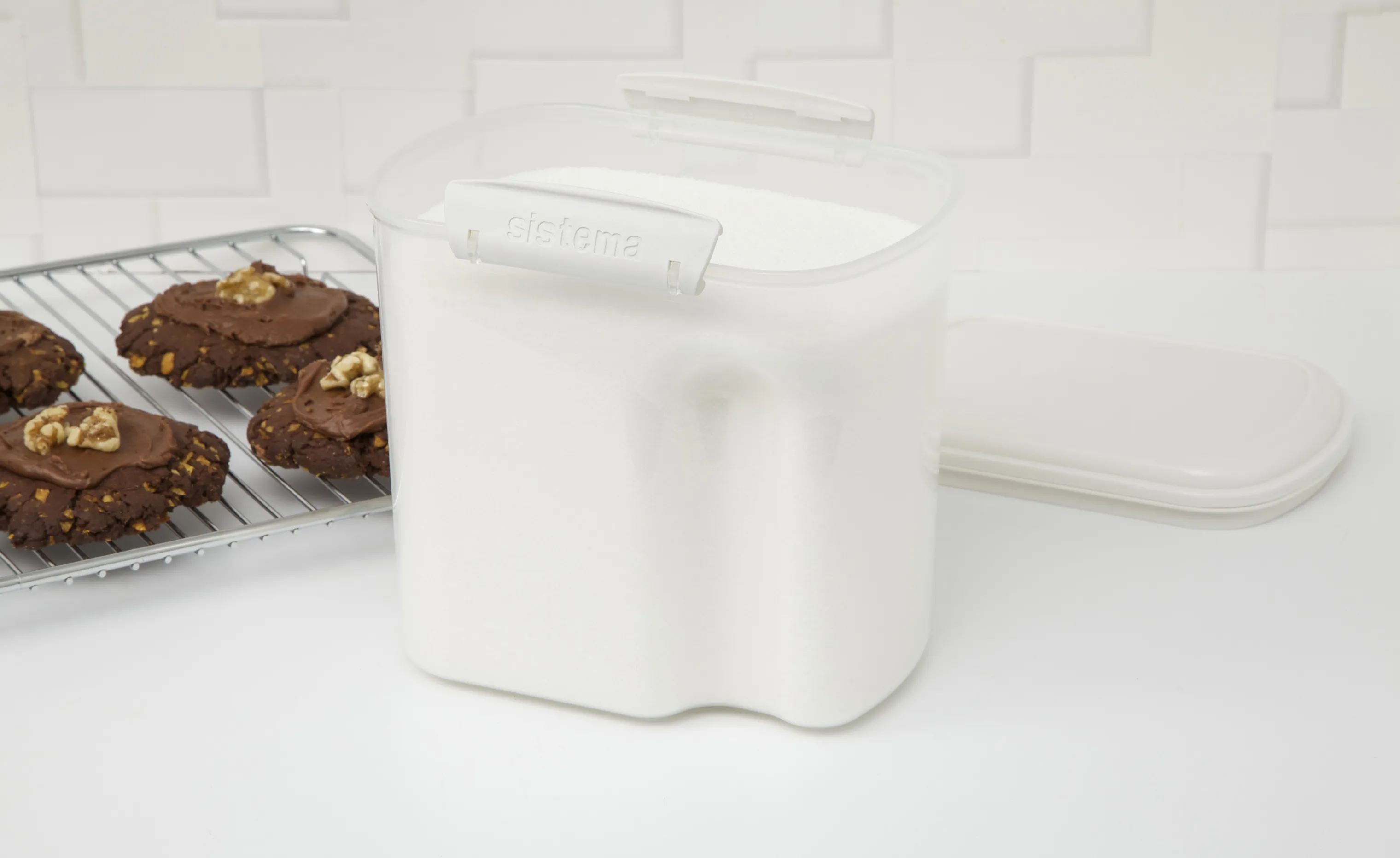 Sistema Bake It Opbevaringsboks m. måleske