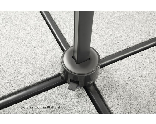 Schneider Rhodos Junior parasol Ø 300 cm antraciet
