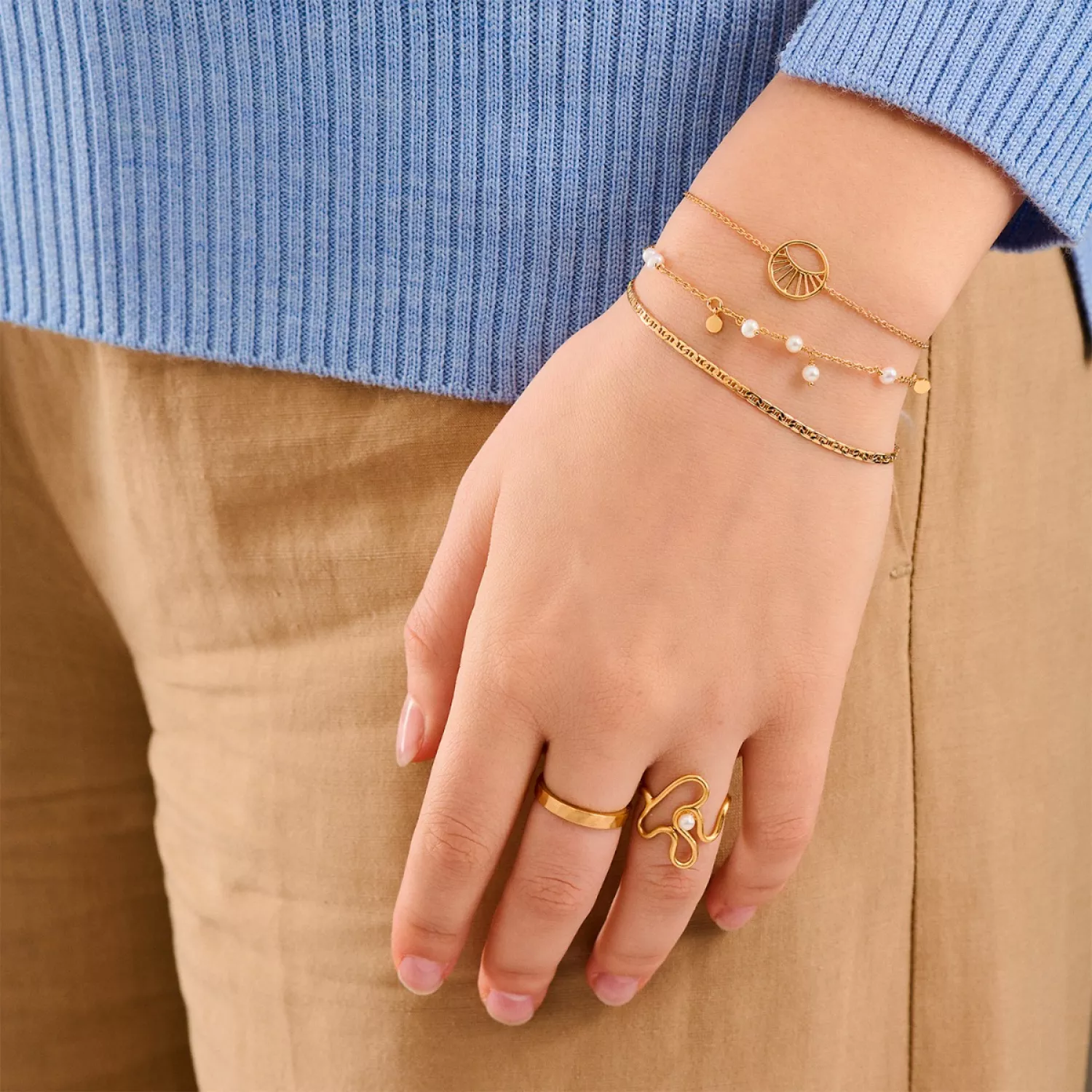 Pernille Corydon Bay Pearl Ring Sølv r-115-s