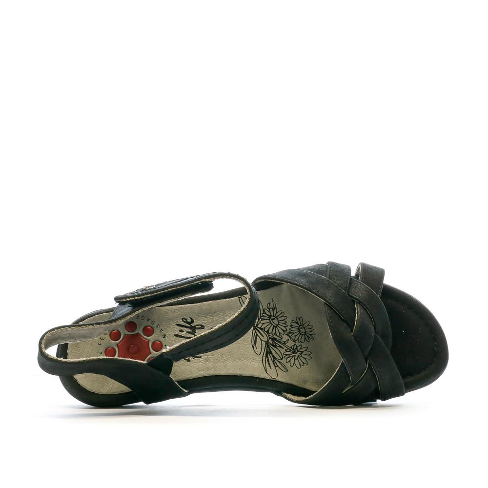 Relife Sandales Noir Femme RELIFE Harponie