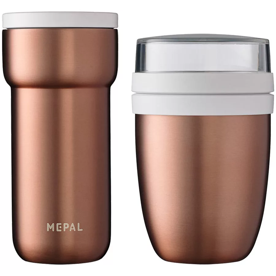 Mepal Thermo-Lunchset Ellipse 2er Set roségold