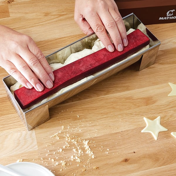 Lot gouttière à bûche inox et Flexi'moule à insert Mathon