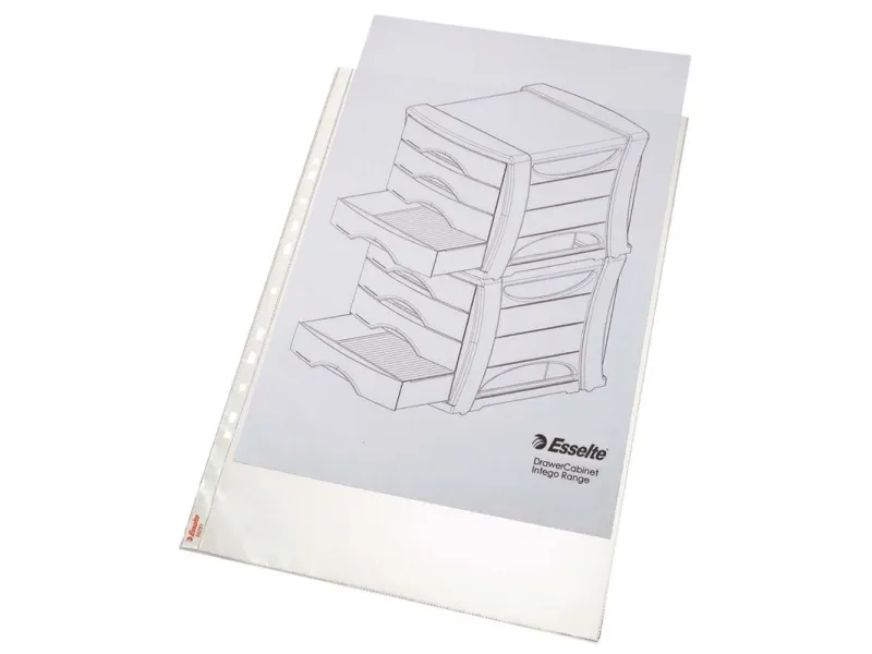 Plastlommer A3 Esselte Premium 0,08 mm højformat præg - (50 stk.)