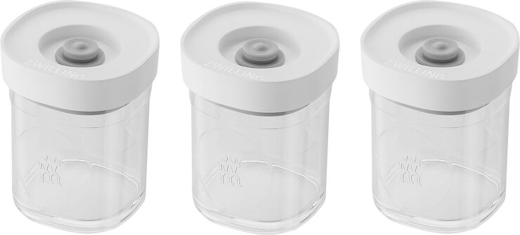 Zwilling Fresh & Save CUBE Sæt XS3 gennemsigtig-hvid Transparent-hvid