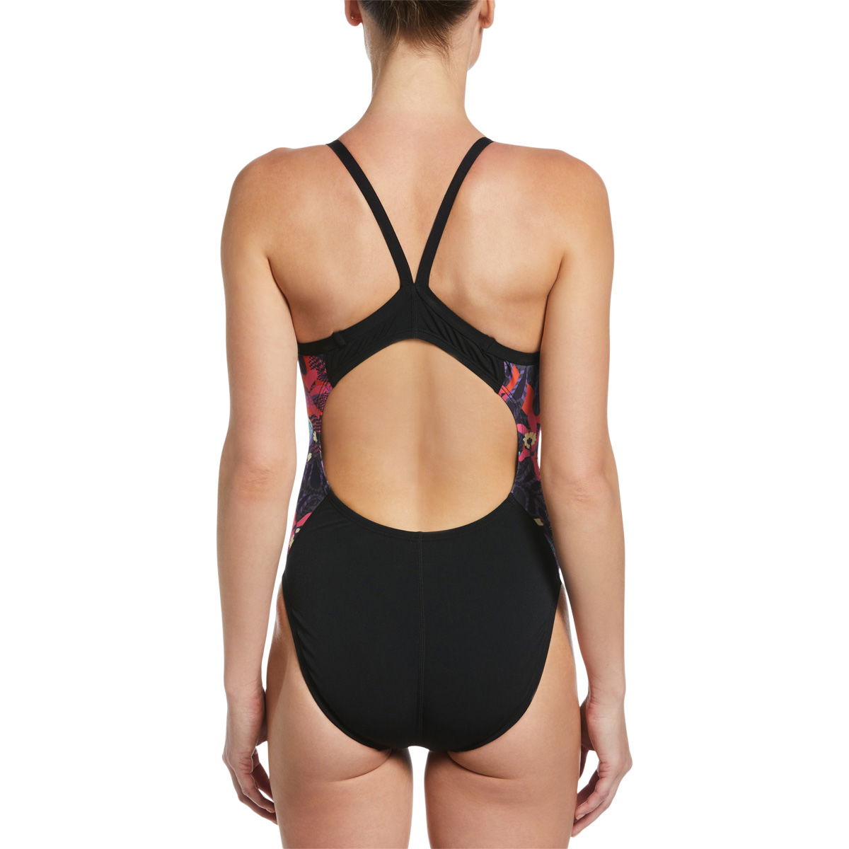 Nike Racerback Splice Badedragt Dame