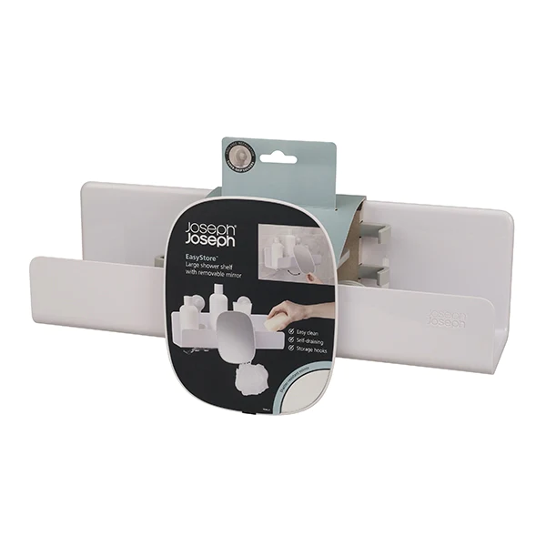 Large étagère de douche avec miroir Easystore Joseph Joseph