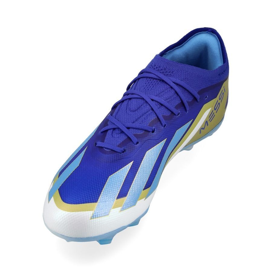 adidas X Crazyfast Messi Elite FG Spark Gen10s - Bleu/Blue Burst/Blanc Enfant