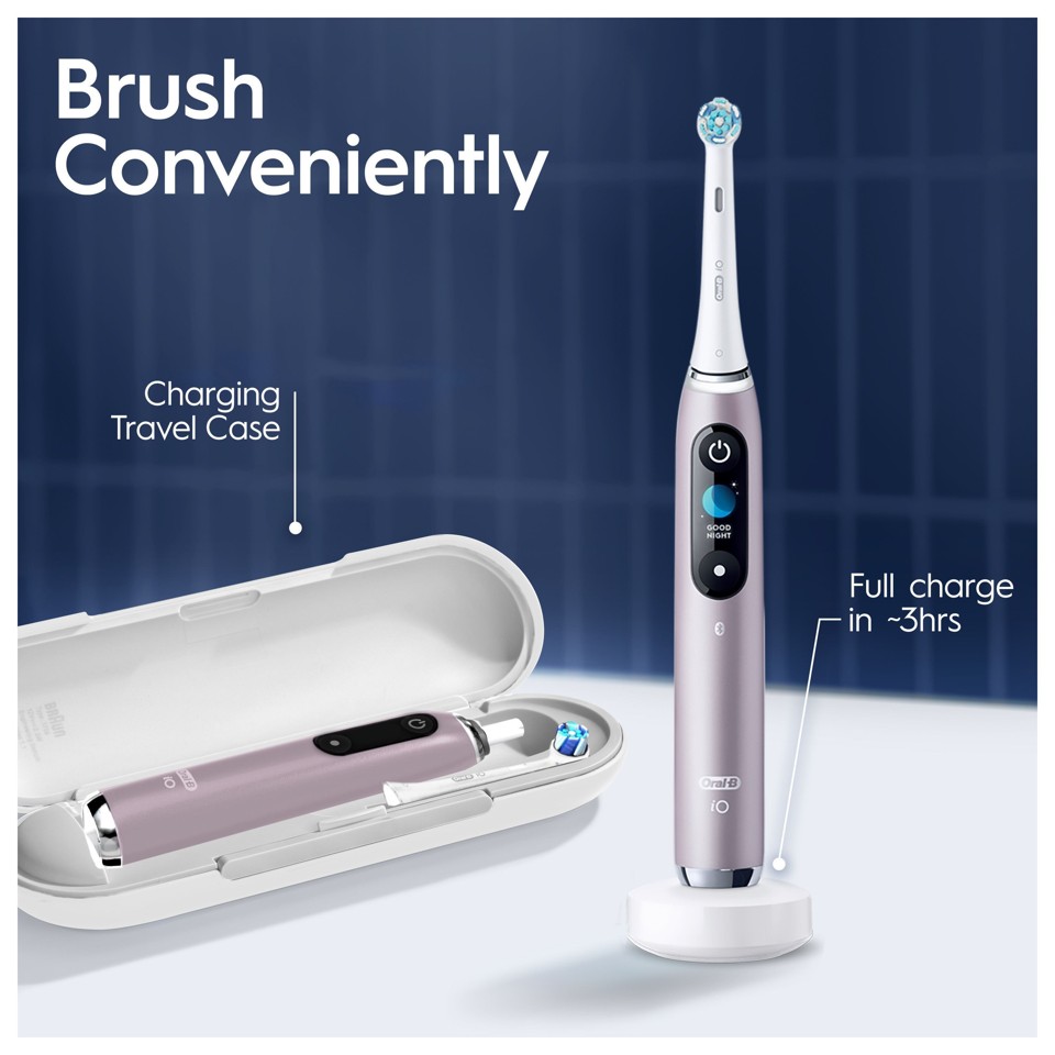 Oral-B - iO9S Rosenkvarts Elektrisk Tandbørste