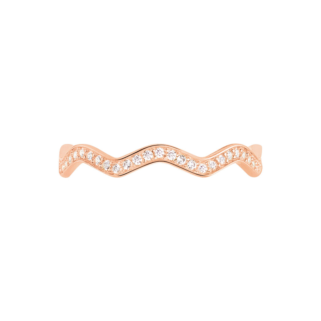Bague Jasmyn Argent Rose Oxyde De Zirconium