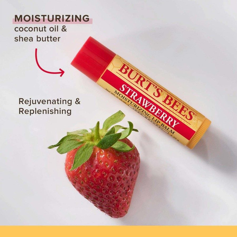 Burt's Bees Lip Balm 4 Pack Assorted 4pcs